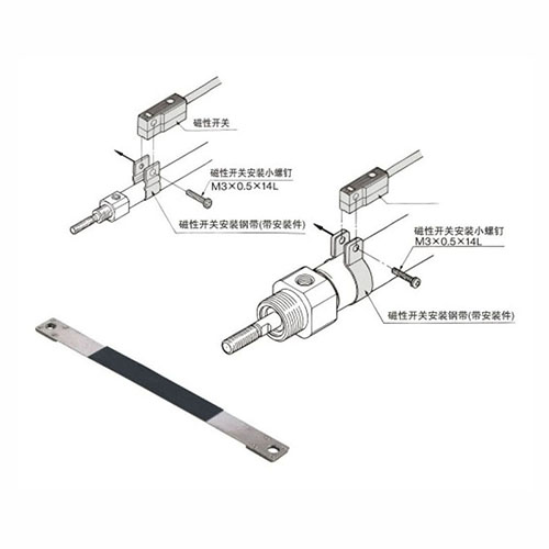 磁性開關(guān)的安裝及移動(dòng)方法